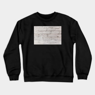 White Painted Brick Wall Crewneck Sweatshirt